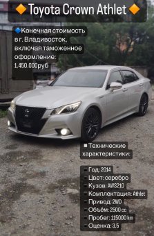 Toyota Crown Athlet в г.Владивосток